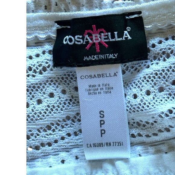 Cosabella Dolce Babydoll Chemise Bridal White Small - Picture 3 of 8